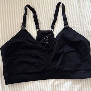 Women's Black Nursing Bralette